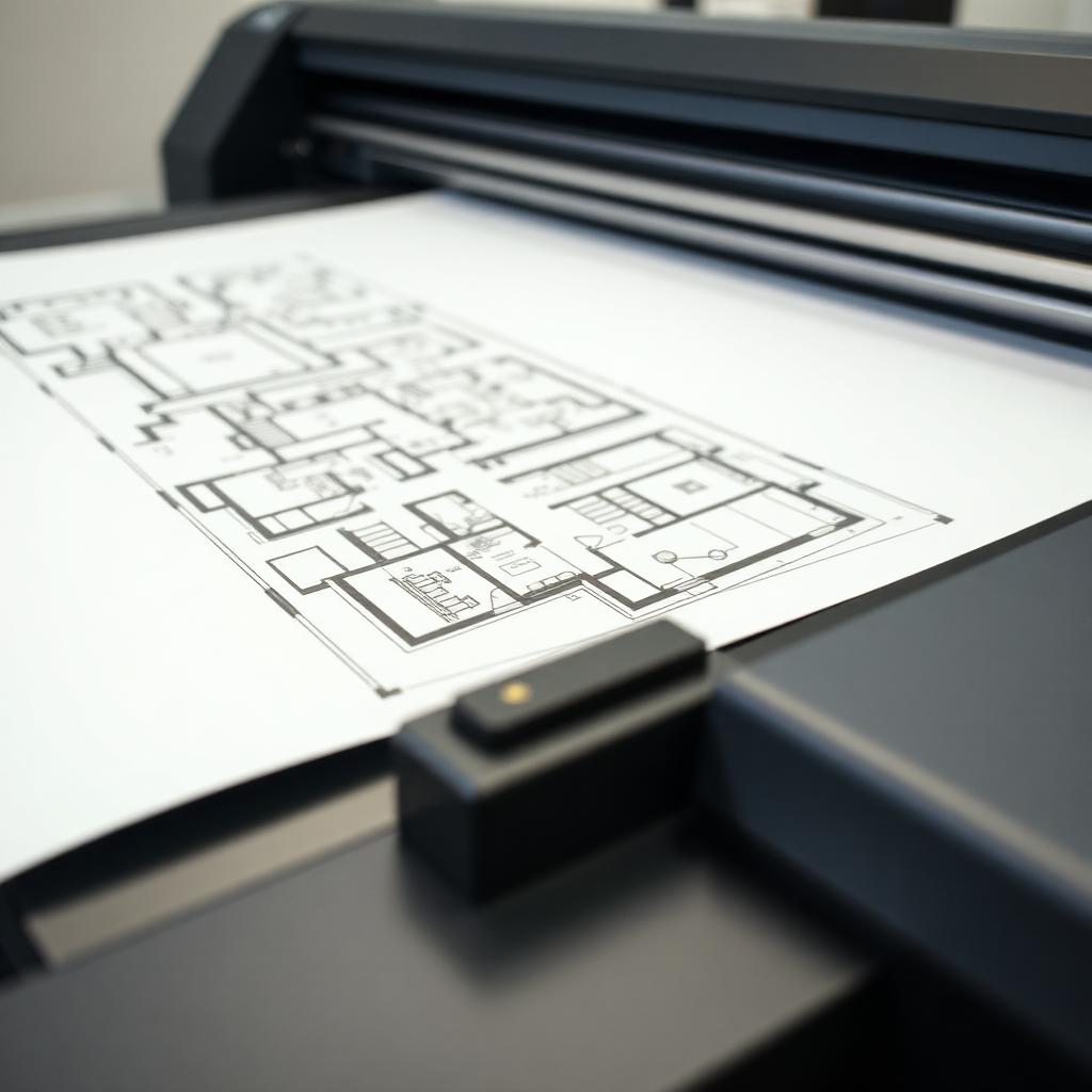 Impressão em plotter de alta precisão