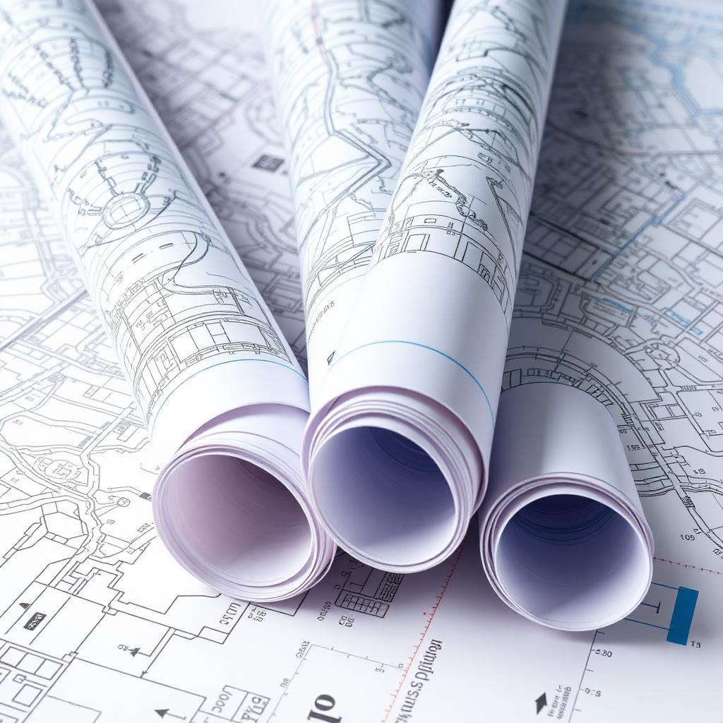 Mapas e memoriais técnicos